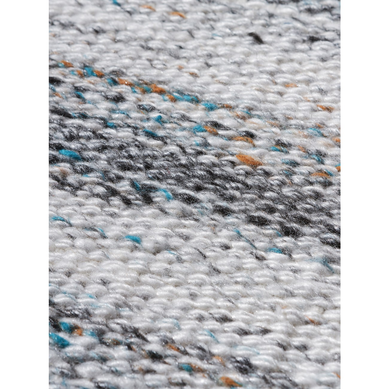 Tapete Kilim Cosmos Prata Mix Redondo - Personalizável