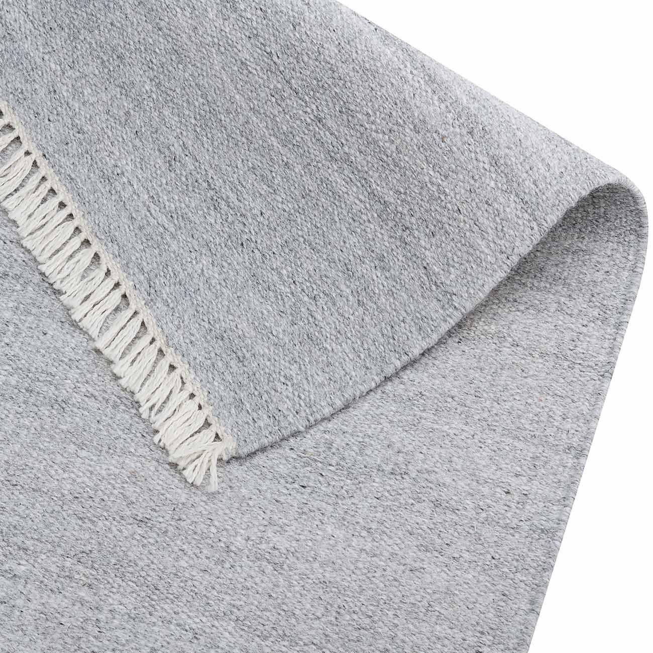 Tapete Kilim Cosmos Cinza Claro - 060x140