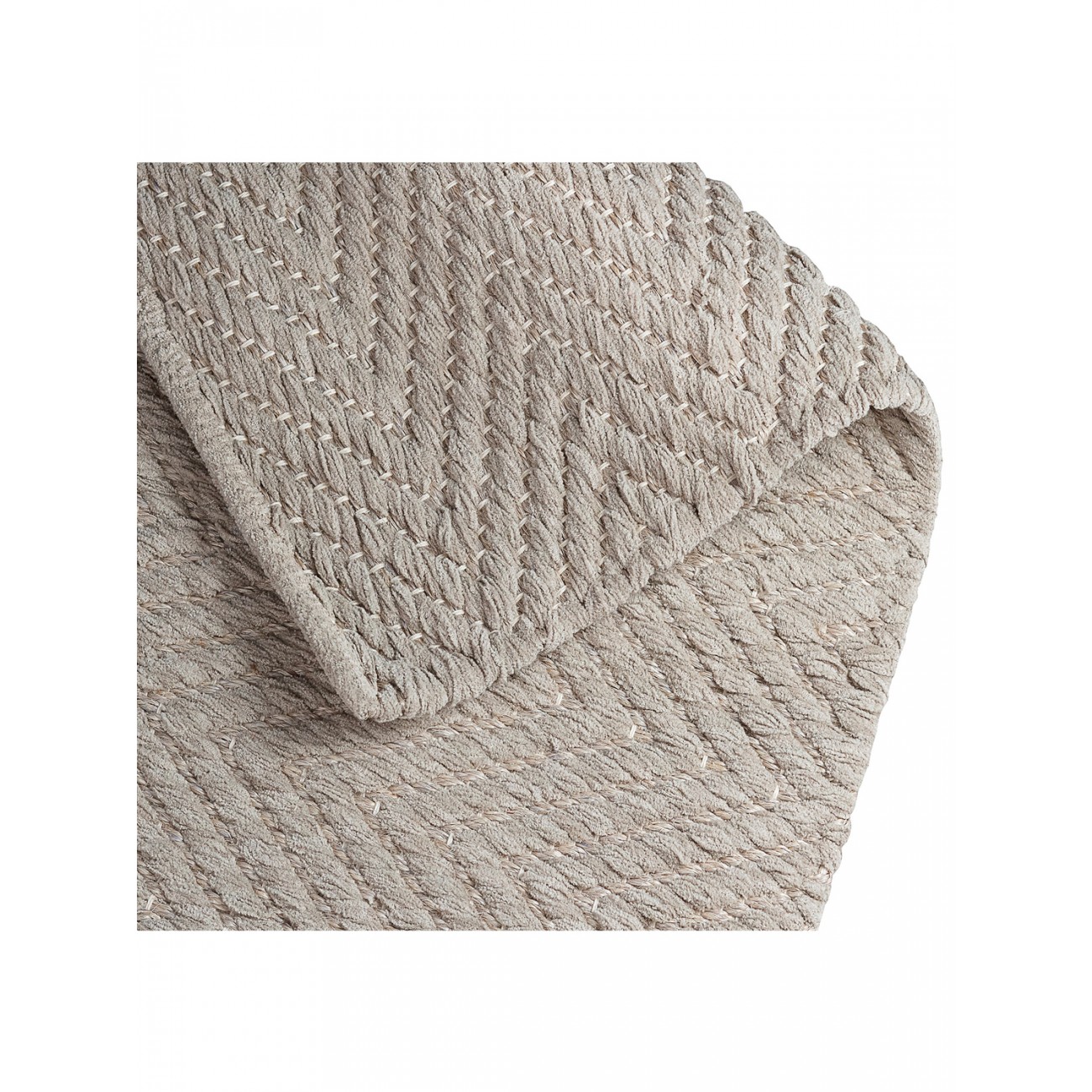 Tapete Tear Escama de Peixe Cinza - Personalizável