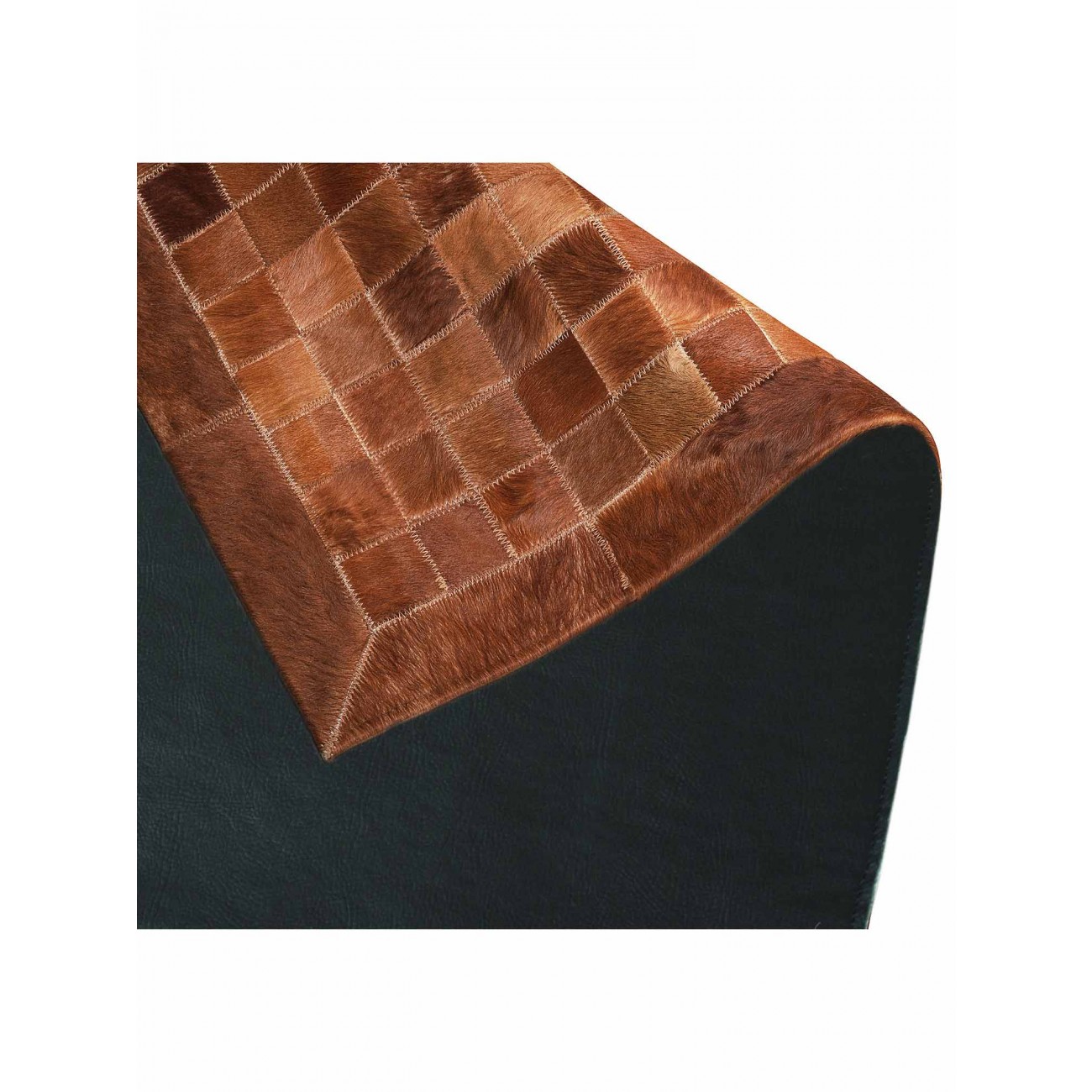 Tapete Couro Caramelo com Borda (5x5) - Personalizável