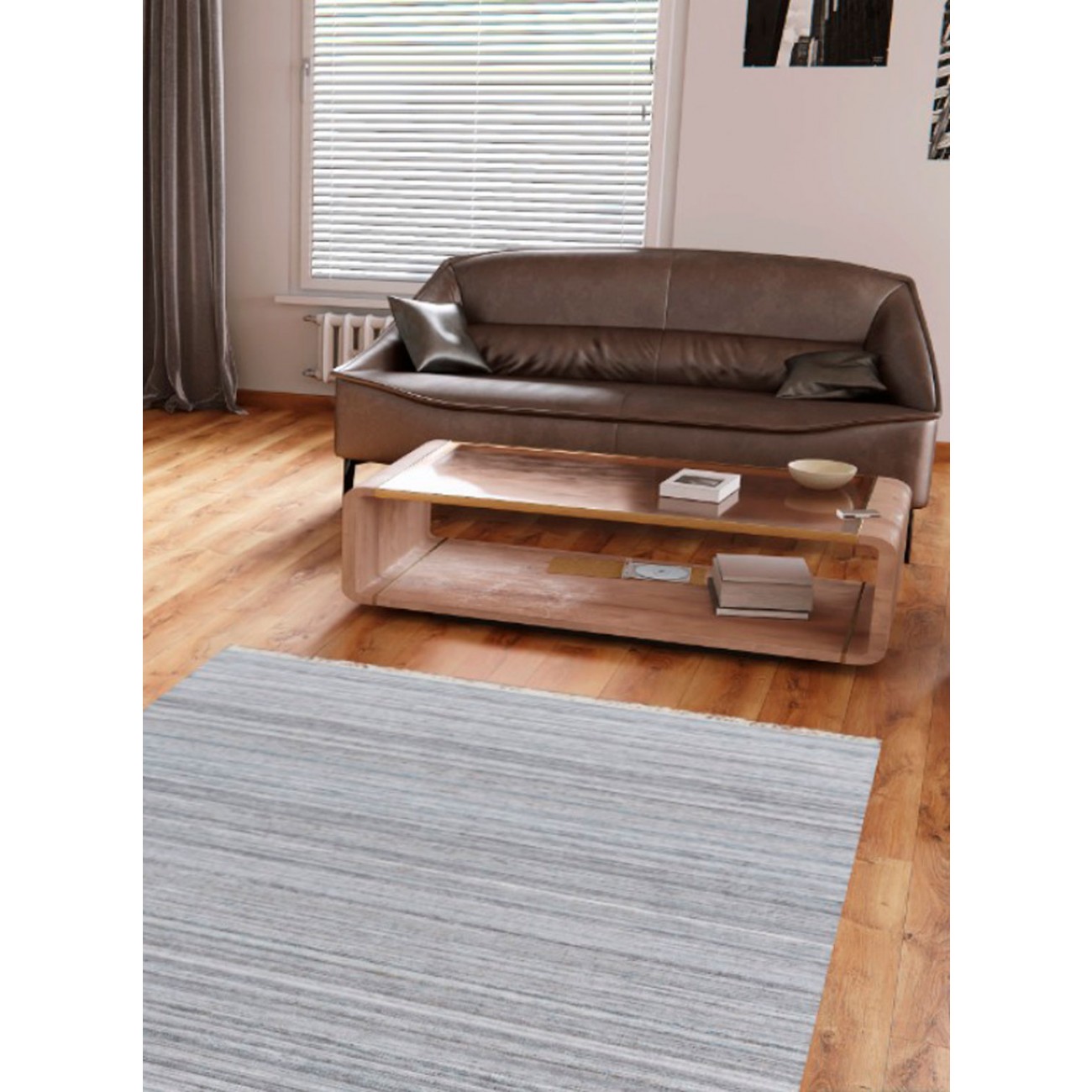 Tapete Kilim Cosmos Prata Mix