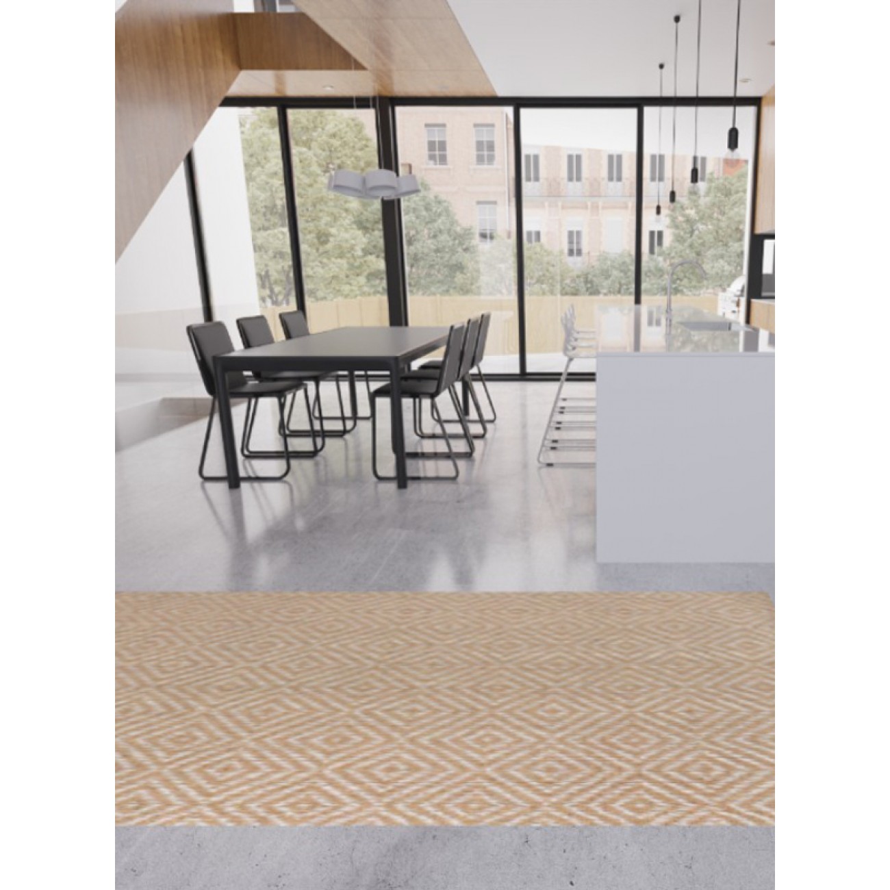 Tapete Sisal Diamante HD