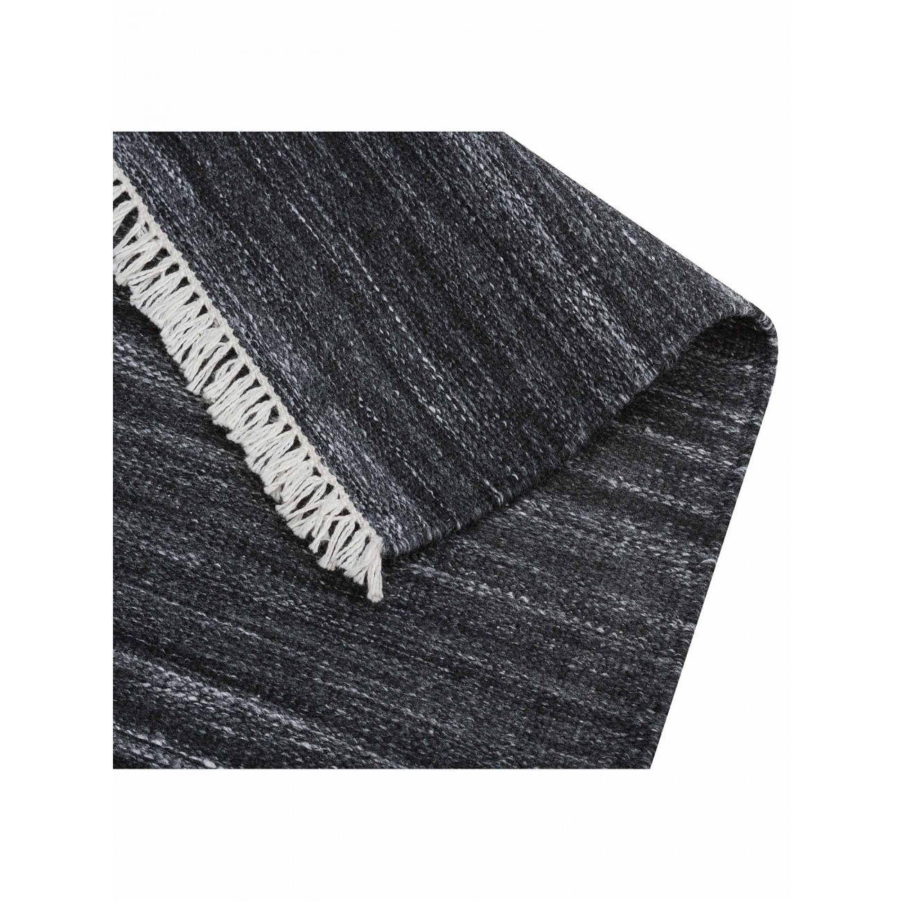 Tapete Kilim Cosmos Grafite Redondo - Personalizável