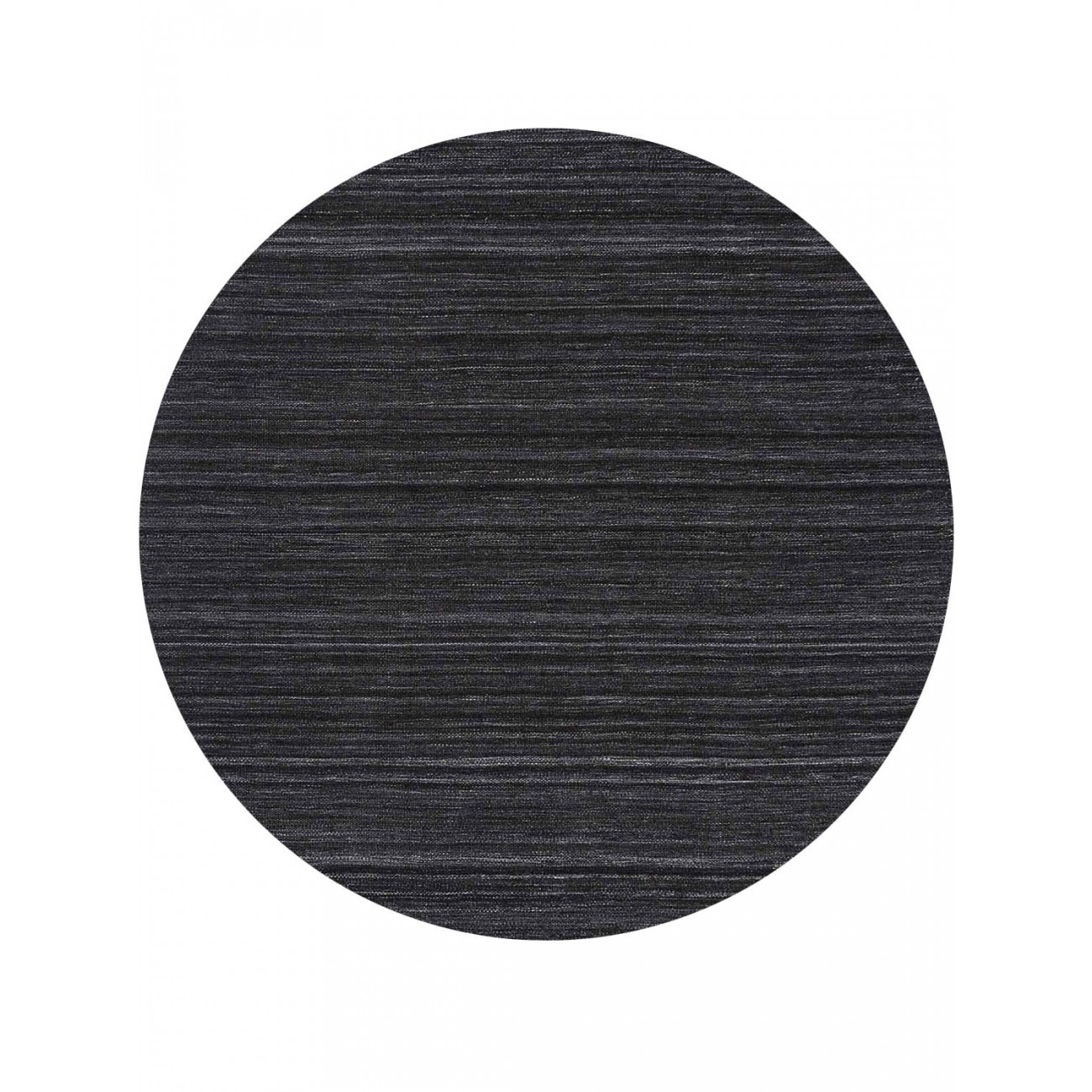 Tapete Kilim Cosmos Grafite Redondo - Personalizável