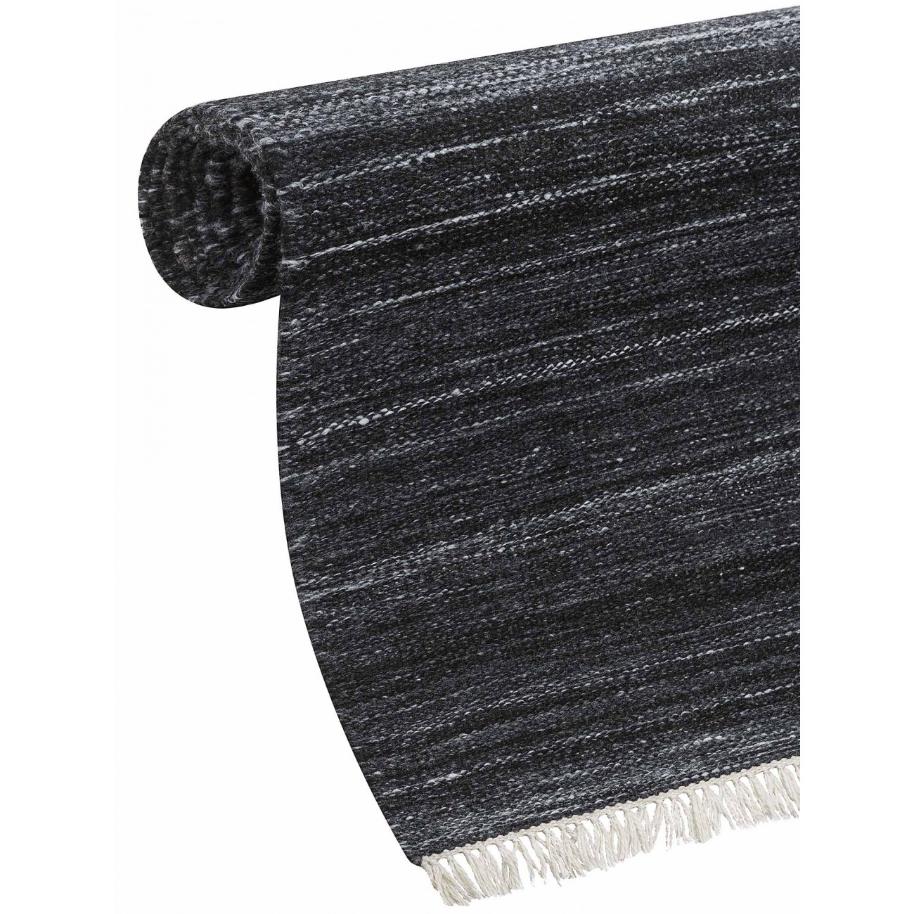 Tapete Kilim Cosmos Grafite Redondo - Personalizável