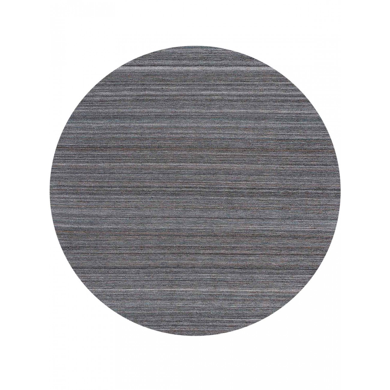 Tapete Kilim Cosmos Grafite Mix Redondo - Personalizável