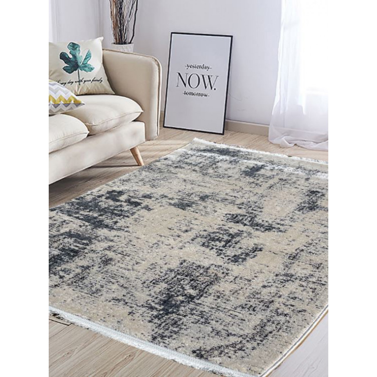 Tapete Esmirna Design 1 Cinza - 100x150