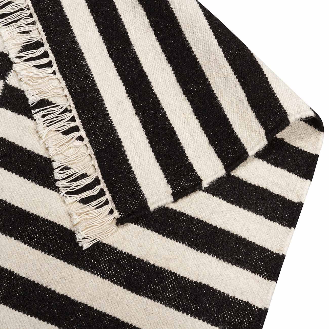 Tapete Kilim Stripes B&W - 100x140