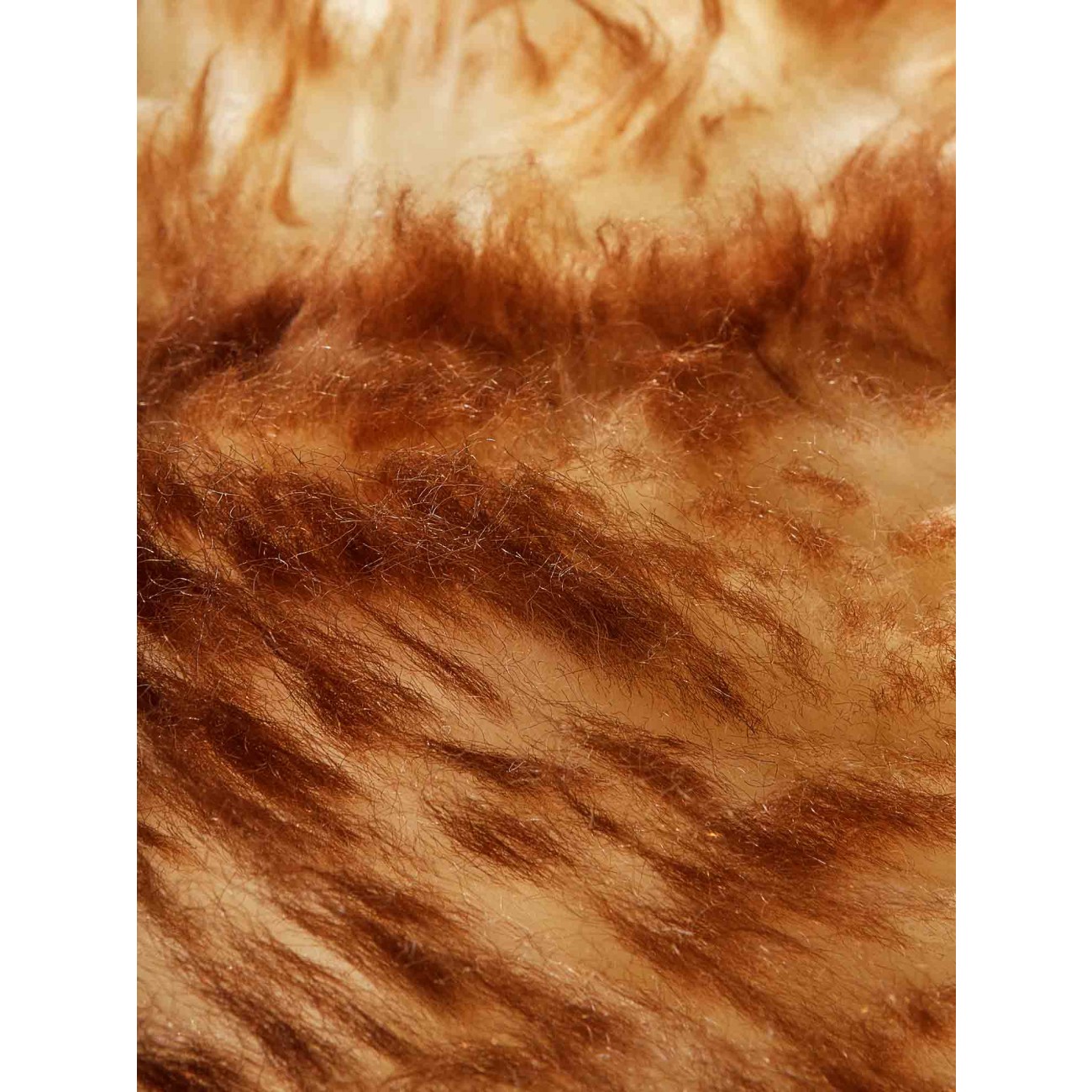 Tapete Pele de Carneiro Bege Chamuscado - Personalizável