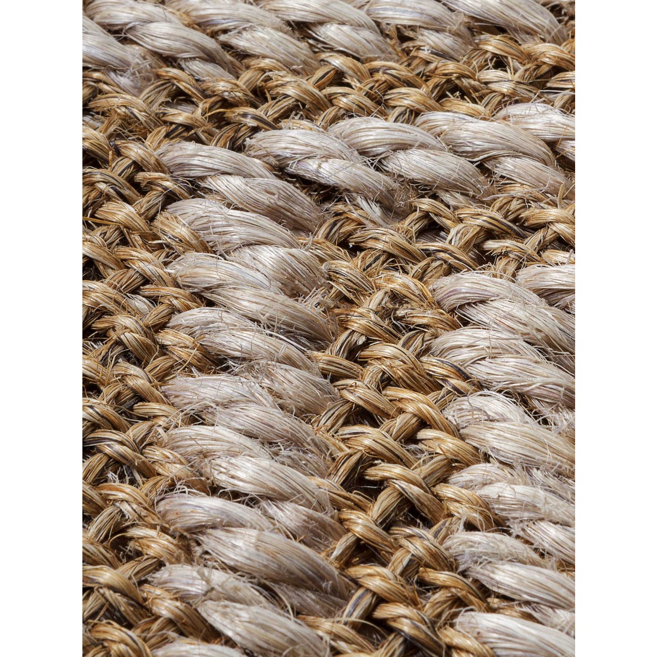 Tapete Sisal Diamante Redondo - Personalizável