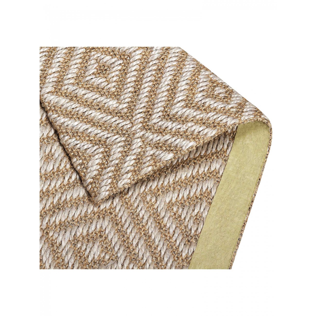 Tapete Sisal Diamante HD Redondo - Personalizável