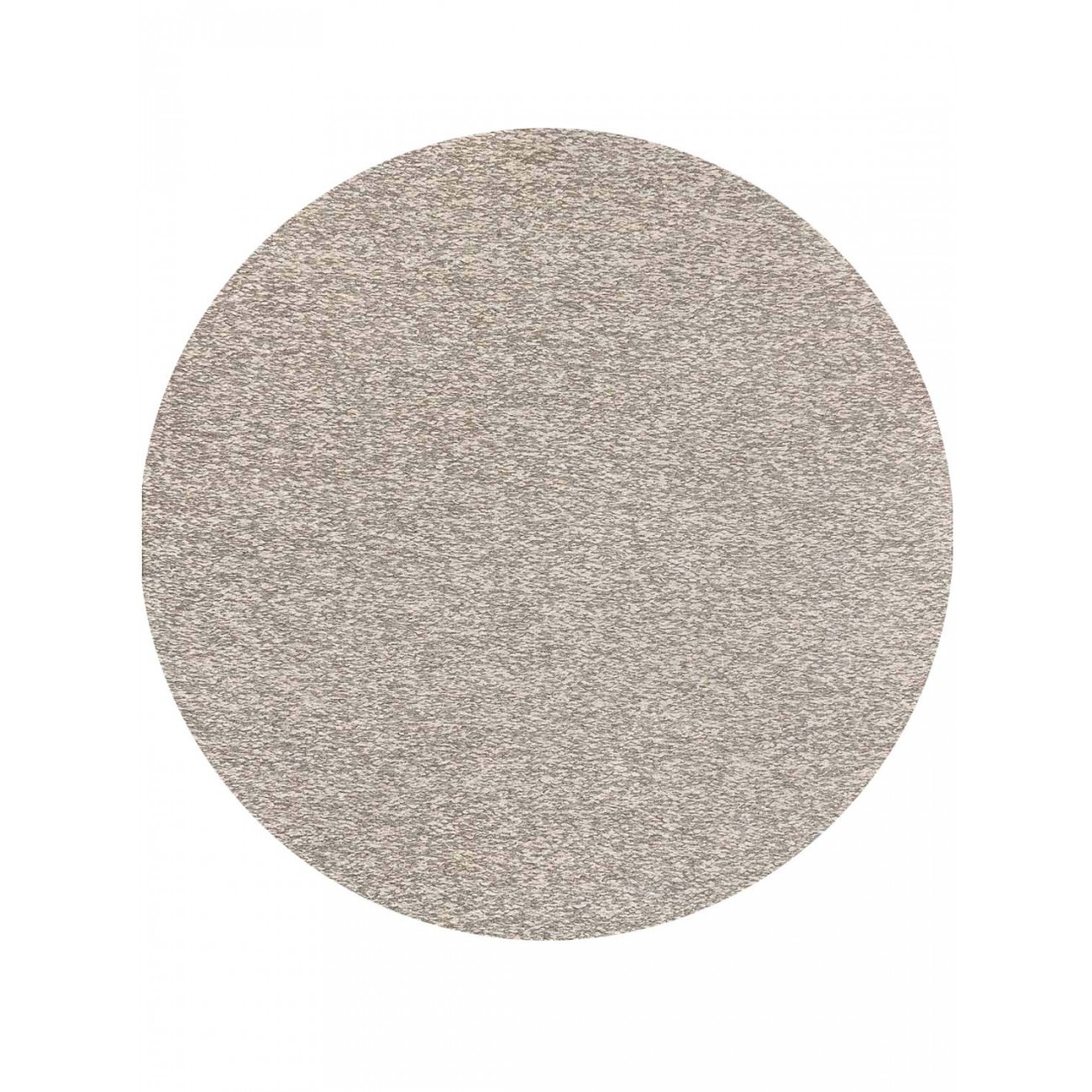 Tapete Tear Cru e Cinza Redondo - Personalizável
