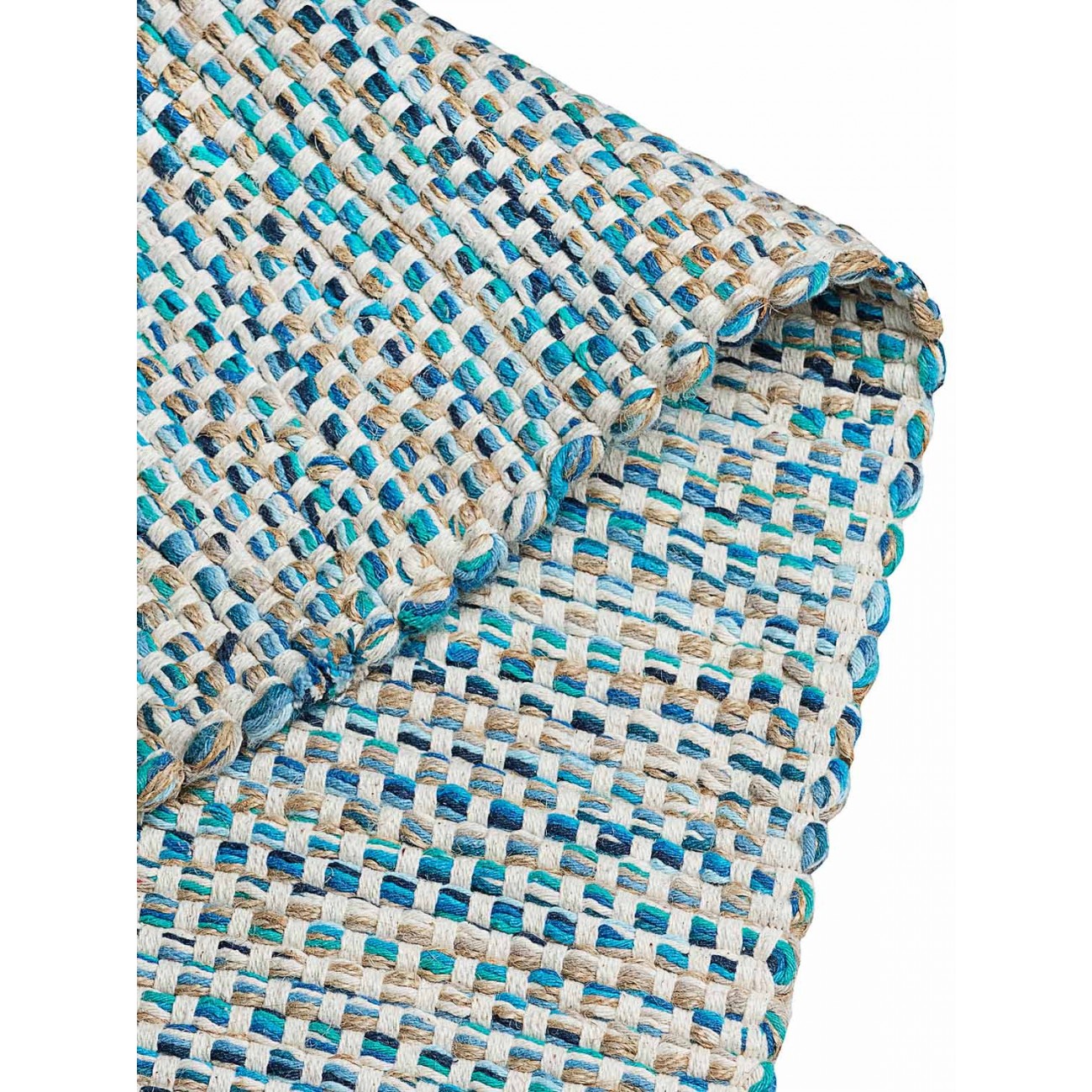 Tapete Tear Cubes Azul Redondo - Personalizável