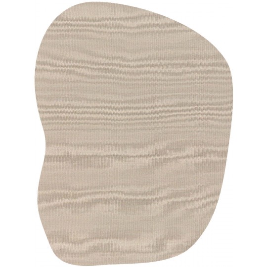 Tapete Java Santro Liso Cru e Off White Orgânico 2