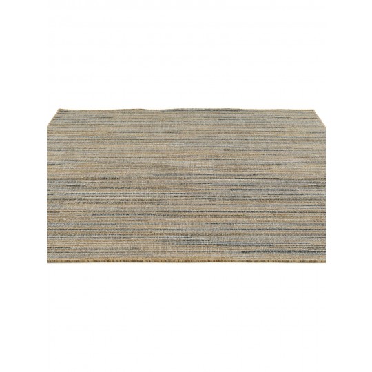 Tapete Kimi Natural Marinho Redondo - Personalizável