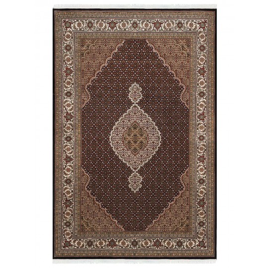 Tapete Persa Tabriz Preto