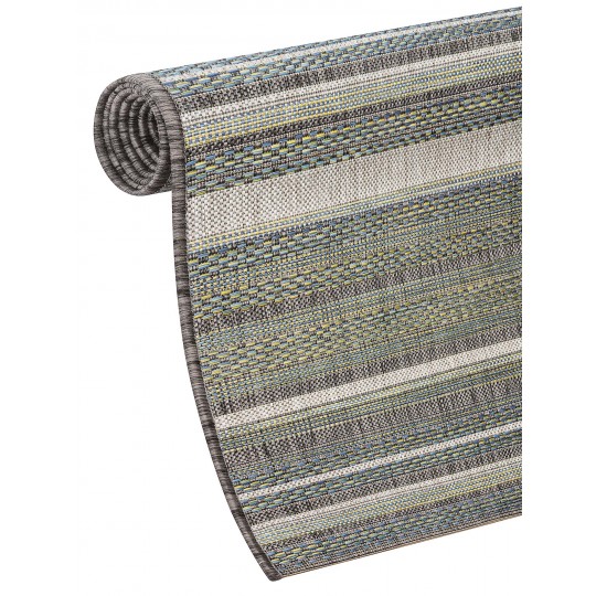 Tapete Sisal Magic 2168A Azul - 150x200