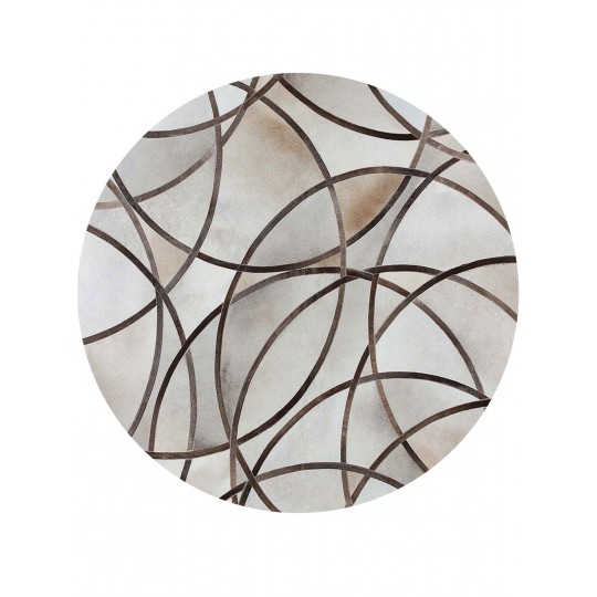 Tapete Couro Inchester Redondo - Personalizável