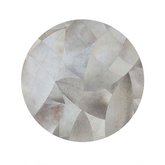 Tapete Couro Luanda Redondo - Personalizável