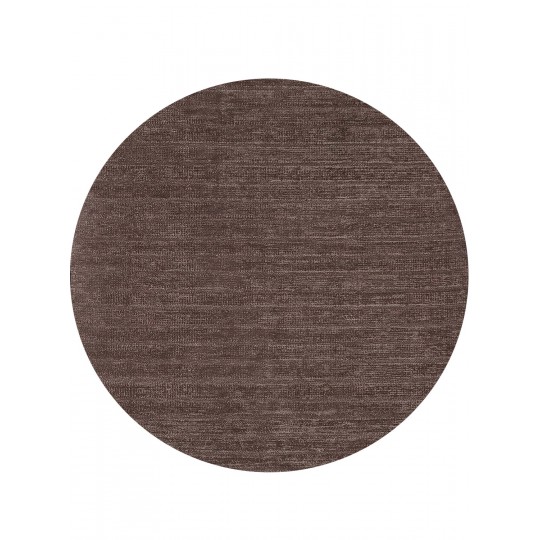 Tapete Tear Confort 8 Marrom Acinzentado Redondo - Personalizável