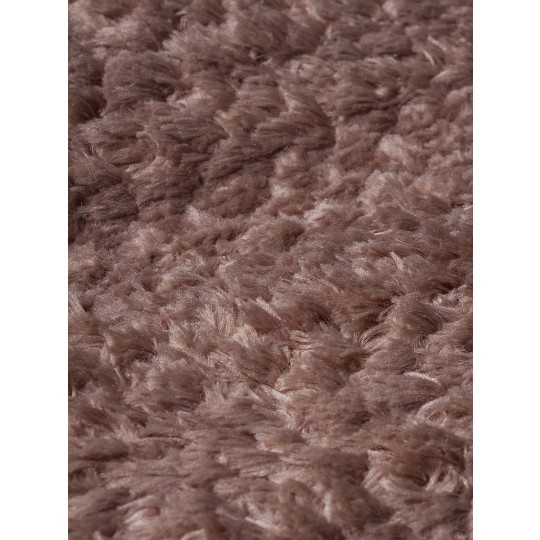 Tapete Tear Confort 8 Marrom Acinzentado Redondo - Personalizável