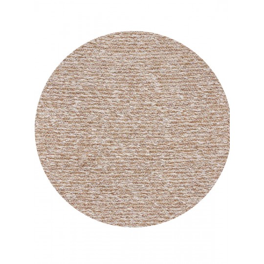 Tapete Tear TD315 Cru e Marrom Redondo - Personalizável