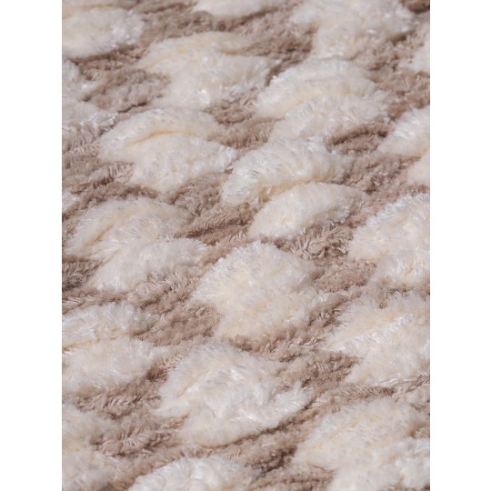 Tapete Tear TD319 Branco e Cinza Redondo - Personalizável