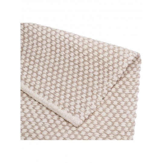 Tapete Tear TD319 Branco e Cinza Redondo - Personalizável