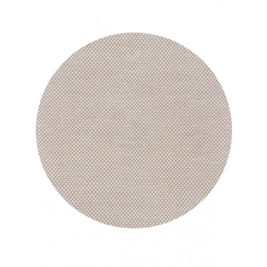 Tapete Tear TD319 Branco e Cinza Redondo - Personalizável