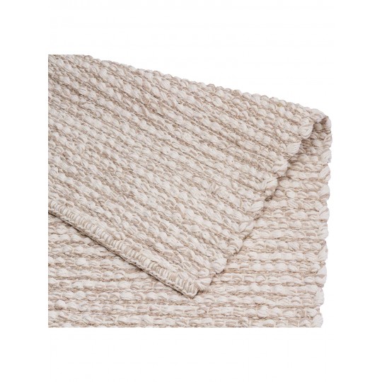 Tapete Tear TD321 Branco e Cinza Redondo - Personalizável