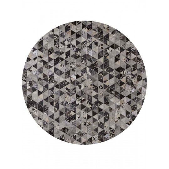 Tapete Couro Mirin Redondo - Personalizável