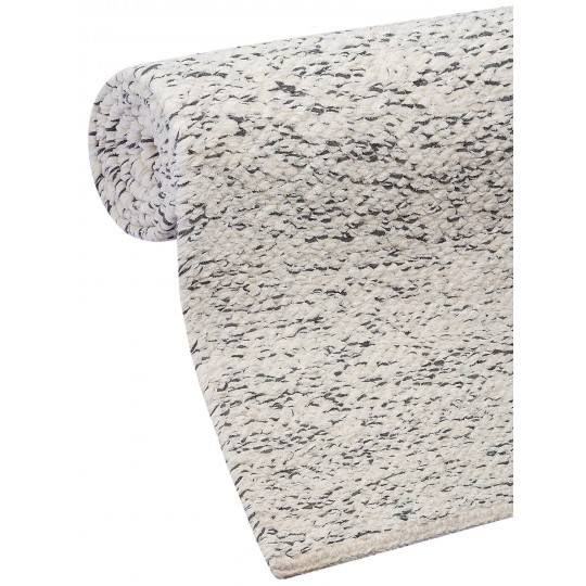 Tapete Tear TD323 Branco e Cinza Redondo - Personalizável