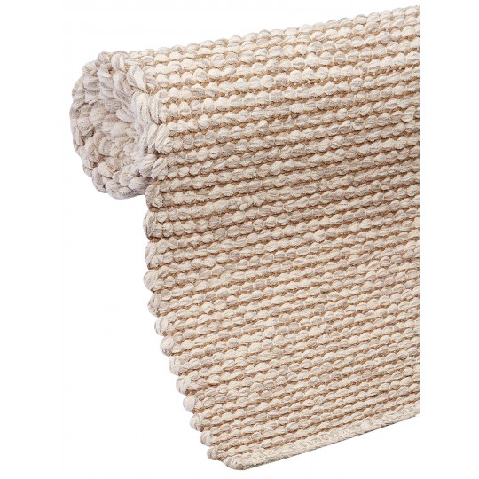 Tapete Tear TD316 Cinza Claro com Cru Redondo - Personalizável