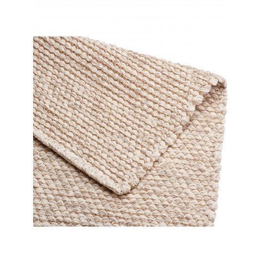 Tapete Tear TD316 Cinza Claro com Cru Redondo - Personalizável