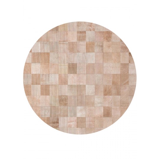 Tapete Couro Elba Redondo - Personalizável