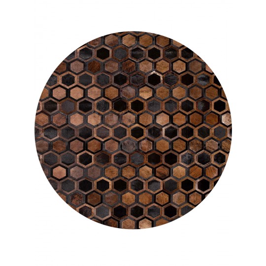 Tapete Couro Tauber Redondo - Personalizável