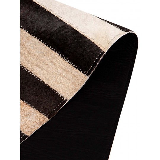 Tapete Couro Loire Bege Claro Redondo - Personalizável