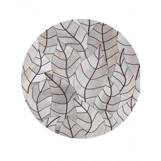 Tapete Couro Singapura Redondo - Personalizável