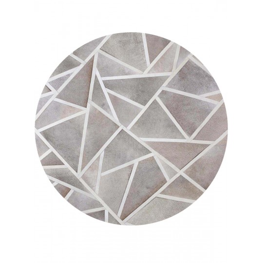 Tapete Couro Oslo Redondo - Personalizável