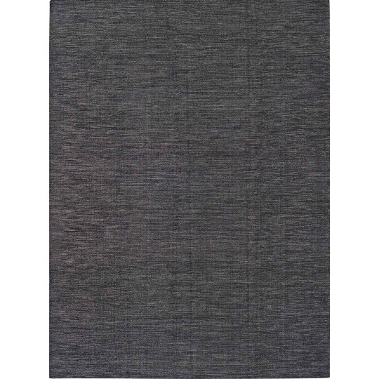 Tapete Kilim Viscose Preto - 350x500