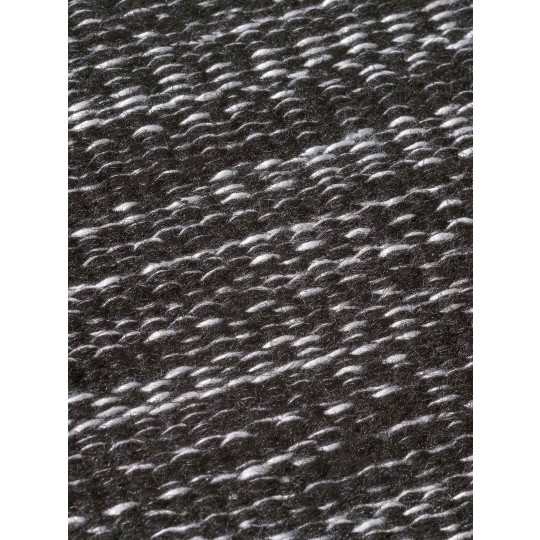 Tapete Kilim Viscose Preto - 350x500