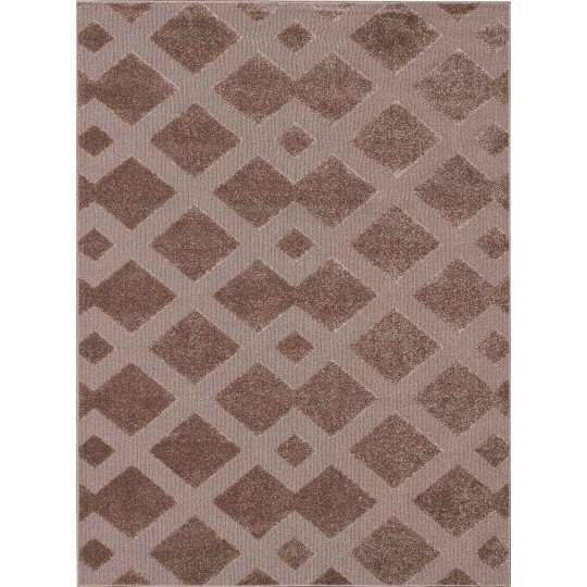 Tapete Realce Trilho Taupe - 300x400