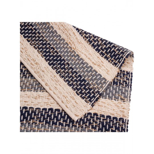 Tapete Tear Plus Listras Marinho - Personalizável