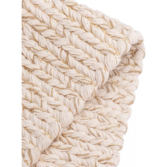 Tapete Tear Balaio Cru e Bege - Personalizável