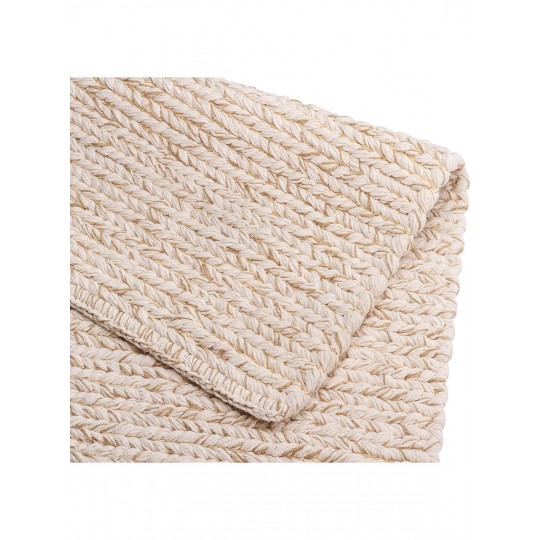 Tapete Tear Balaio Cru e Bege - Personalizável