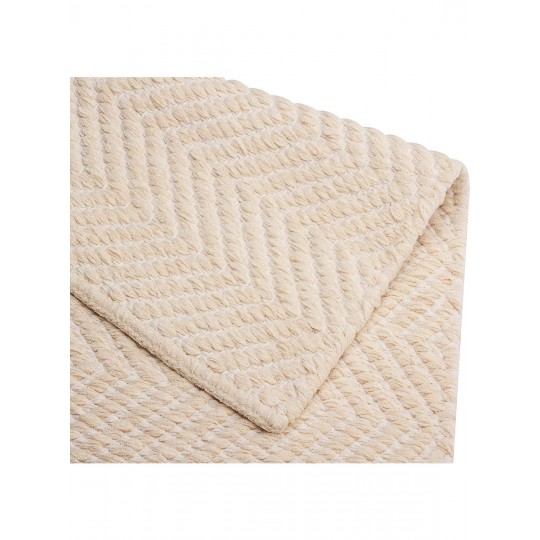 Tapete Tear Escama de Peixe Cru Redondo - Personalizável