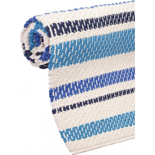 Tapete Tear Plus Listras Royal Redondo - Personalizável