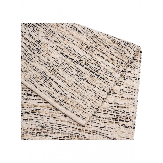 Tapete Tear Plus Mesclado Preto Redondo - Personalizável