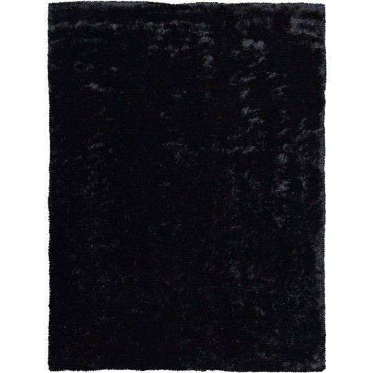 Tapete Shaggy Firenzi Preto - 150x200