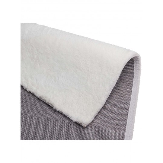 Tapete Pele de Coelho Branco - 050x100